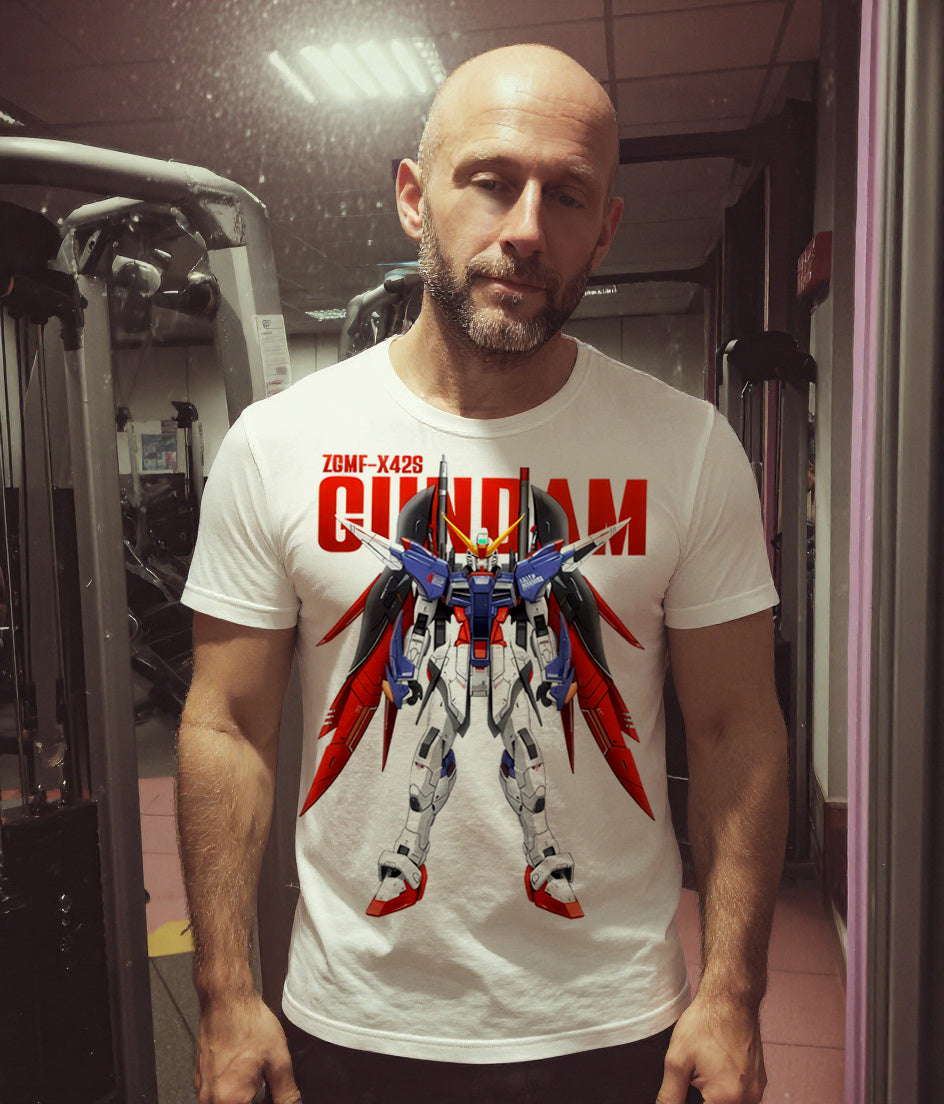 Unleash Your Inner Hero with the Gundam Men's 2025 Summer Cotton T-Shirt - Perfect for Anime Fans!