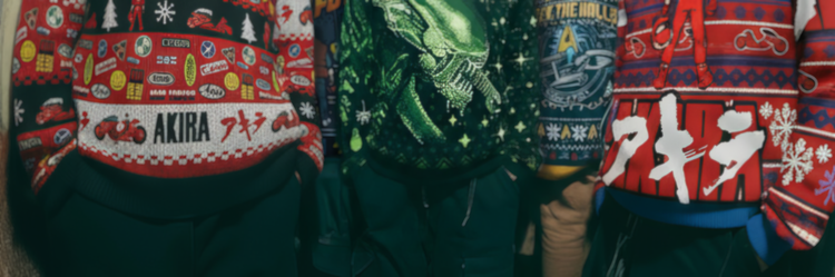 RETRO SCI-FI XMAS SWEATERS