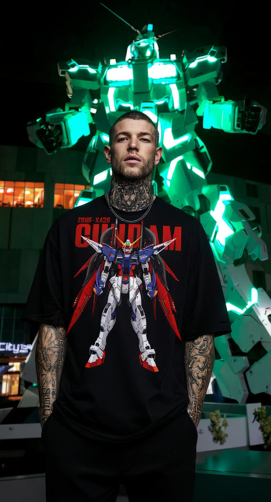 Unleash Your Inner Hero with the Gundam Men's 2025 Summer Cotton T-Shirt - Perfect for Anime Fans!