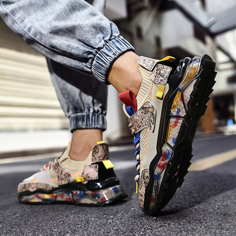 Shoes Men Sneakers Male Casual Mens Shoes Tenis Luxury Shoes Trainer Race Breathable Shoes Fashion Loafers Running Shoes for Men