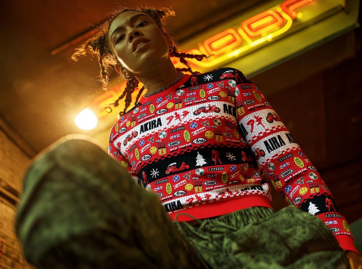 Get Cozy This Winter with the Akira Kaneda Ugly Merry Christmas Oversized Hoodie for Men - The Ultimate Pullover for Festive Fun!