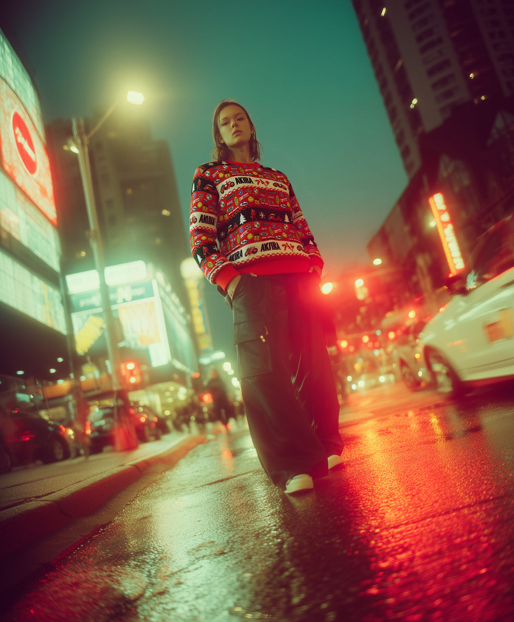 Get Cozy This Winter with the Akira Kaneda Ugly Merry Christmas Oversized Hoodie for Men - The Ultimate Pullover for Festive Fun!