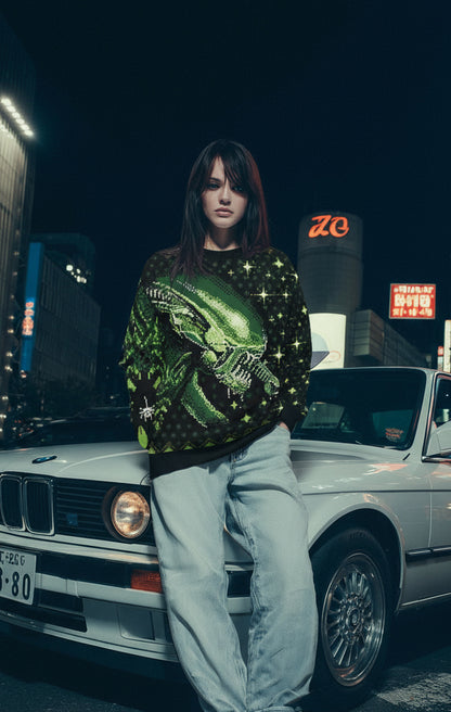 Xenomorph Alien Ugly Merry Christmas Sweater 2025 New Fashion Men Hoodie Pullover Spring Autumn Women Sweatshirt