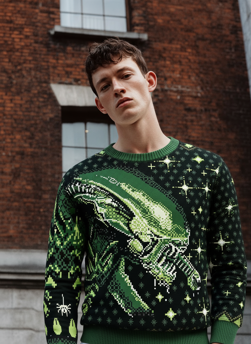 Xenomorph Alien Ugly Merry Christmas Sweater 2025 New Fashion Men Hoodie Pullover Spring Autumn Women Sweatshirt