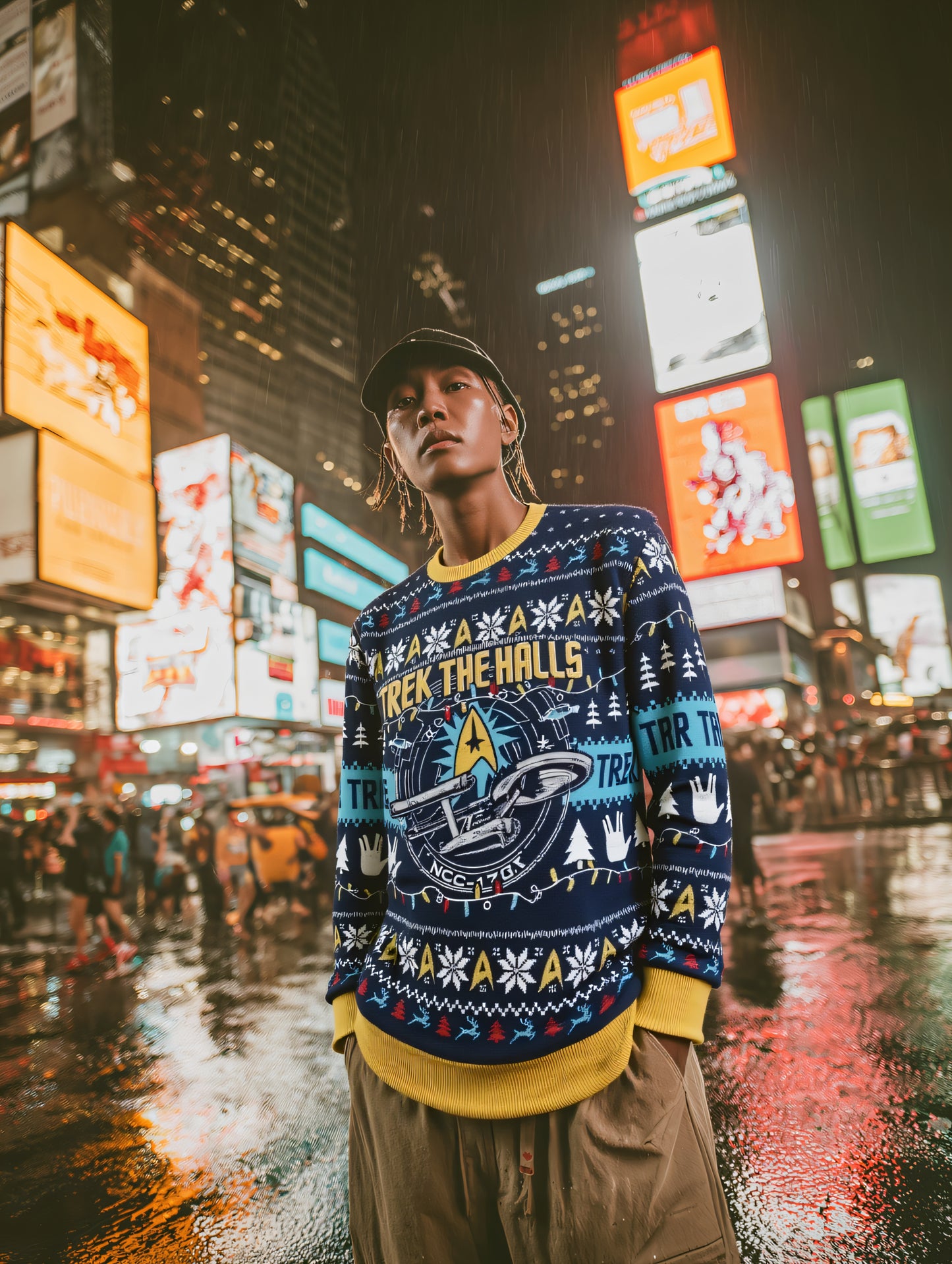 Introducing the 2025 New Fashion Couple Hoodie Sweatshirt – Celebrate the Holidays in Style with Captain Picard from Star Trek! Perfect for Anime Lovers – Unisex Pullover Tops for Men and Women!