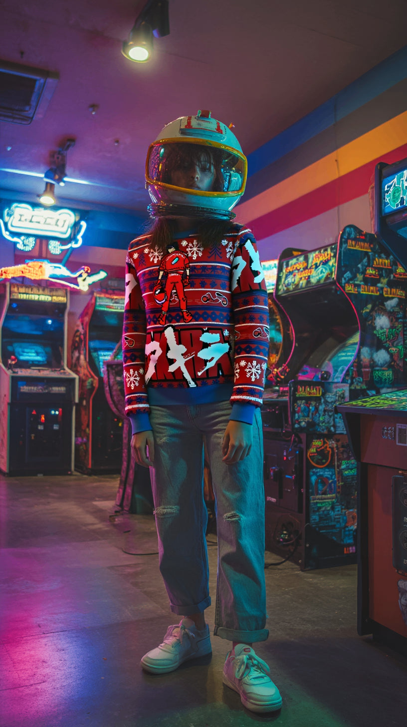 Akira Kaneda Ugly Christmas Sweater 2025 New Fashion Men Pullover Tops Japan Style Cartoon Anime Women Hoodie Sweatshirt