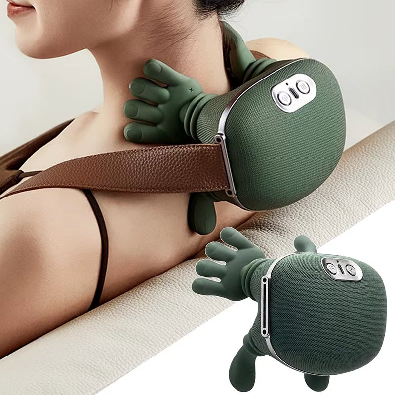 2025 Bionic Neck Shoulder Massager N7 Kneading Massager Shawl 3-Level Modes Neck Cervical Waist Leg Body Muscles Massage Pillow