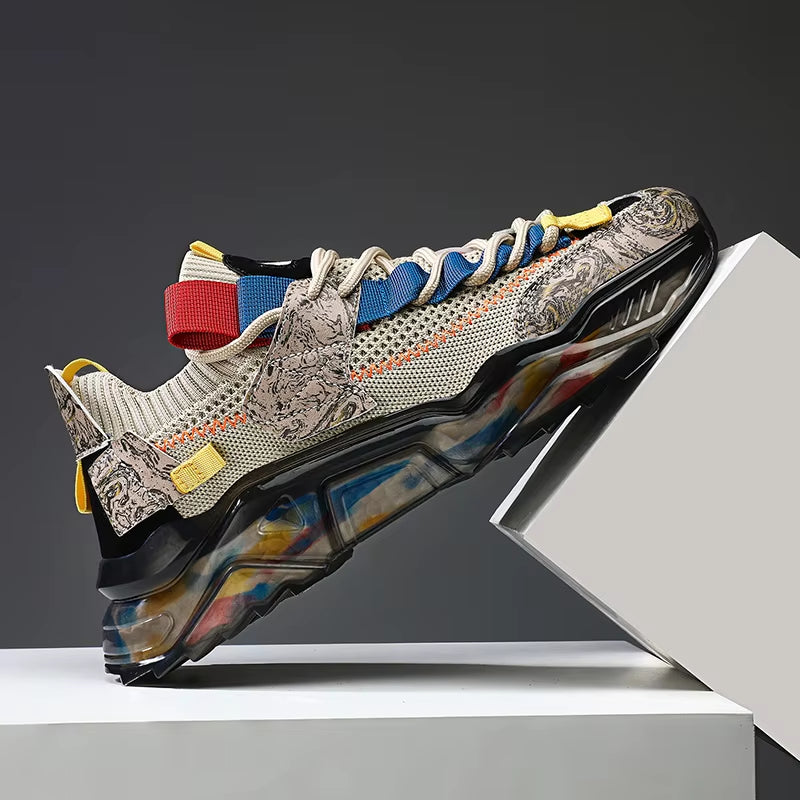 Shoes Men Sneakers Male Casual Mens Shoes Tenis Luxury Shoes Trainer Race Breathable Shoes Fashion Loafers Running Shoes for Men