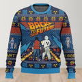 2025 Autumn and Winter Back to the Future Ugly Christmas Sweaters, Cartoon Anime Jerseys for Men and Women, Sportswear